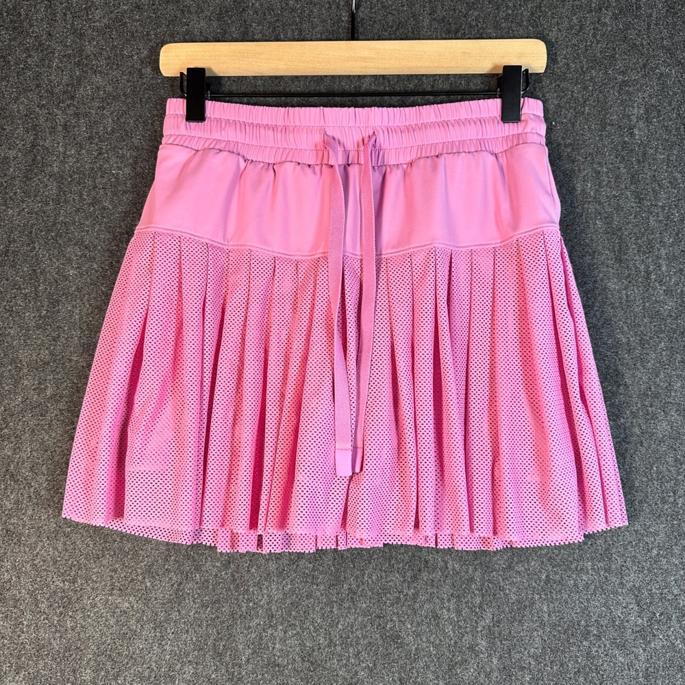 Joy Lab Pink Pleated Mesh Athletic Skort Women Small Tennis Golf Balletcore